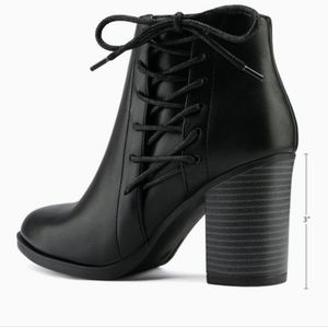 Chicago Chunky Heel Ankle Booties